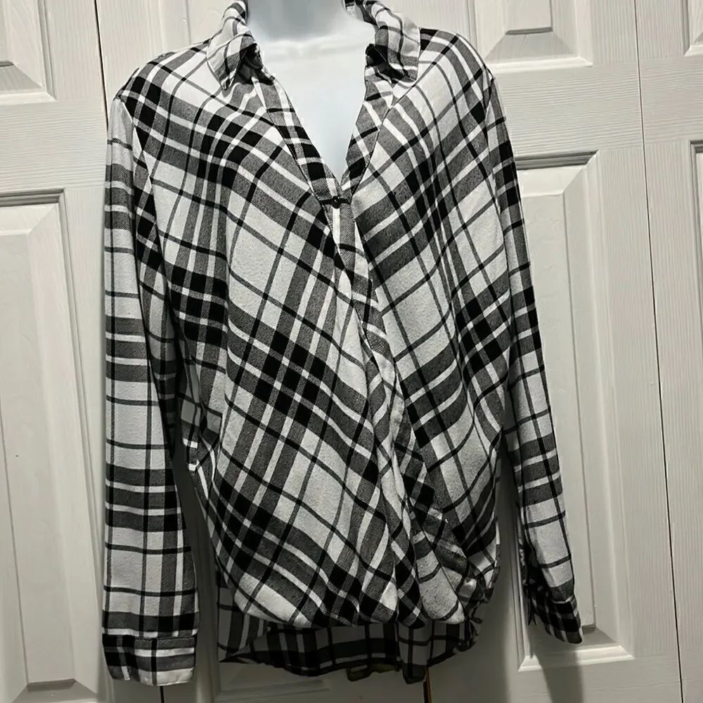 Splendid Plaid Blouse  